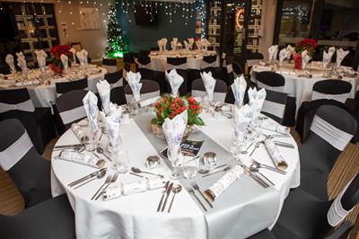 Celebrate Christmas Parties 2024 at Thornbury Golf Centre & Lodge, Bristol