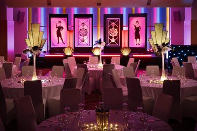 Great Gatsby All-Inclusive Christmas Parties 2024 at Mercure Cardiff Holland House Hotel 