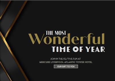 Wonderful Christmas Parties 2025 at Mercure Liverpool Atlantic Tower Hotel