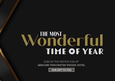 Wonderful Christmas Parties 2025 at Mercure Winchester Wessex