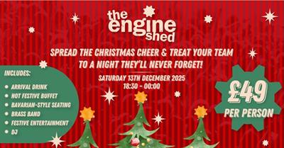 Christmas Parties 2025 at The Engine Shed, Lincoln