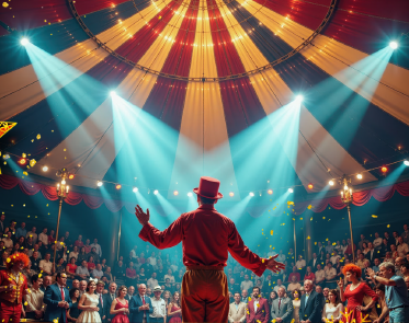 'A Night at the Circus' Christmas Parties 2025 at the IXL Events Centre, Southam, Warks