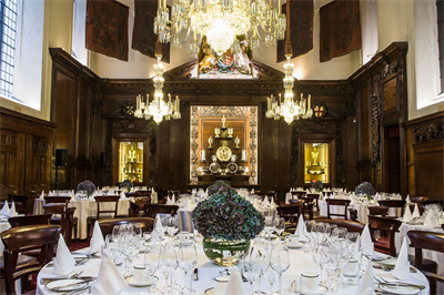 Christmas Parties 2025 at Searcys Vintners' Hall, London EC4V