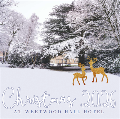 Christmas Parties 2026 at Weetwood Hall Hotel, Leeds