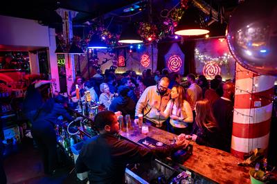 Christmas Parties 2026 at Trapeze Bar, London EC2A