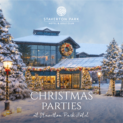 Christmas Parties 2026 at Staverton Park Hotel & Golf Club, Daventry