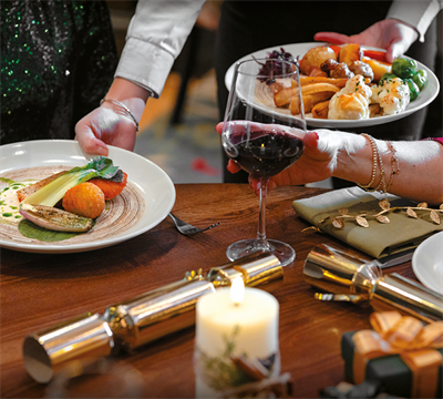 Christmas Parties 2026 at Forest Pines Hotel, Spa & Golf Resort nr Scunthorpe Lincolnshire
