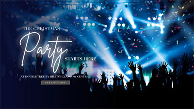 Christmas Parties 2026 at The DoubleTree by Hilton Glasgow Central