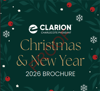 Christmas Parties 2026 at Clarion Charlecote Pheasant, Stratford upon Avon