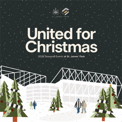 Christmas Parties 2026 at St James' Park, Newcastle upon Tyne
