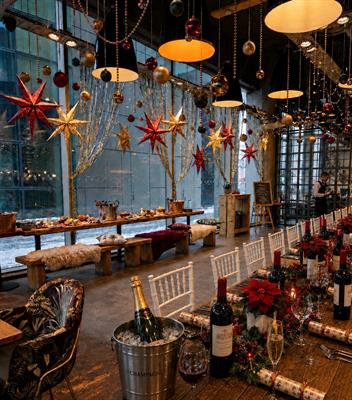 Christmas Parties 2026 at The Refinery by Drake & Morgan Bankside London SE1