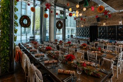 Christmas Parties 2026 at The Refinery by Drake & Morgan Bankside London SE1