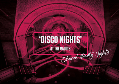 Disco Nights Christmas Parties 2026 at The Vaults, Old Billingsgate London EC3R