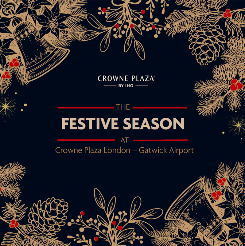 Festive Christmas Parties 2025 at Crowne Plaza London - Gatwick Airport