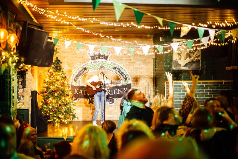 Private & Exclusive Christmas Parties 2025 at Katie O’Brien’s Irish Tavern, Leeds