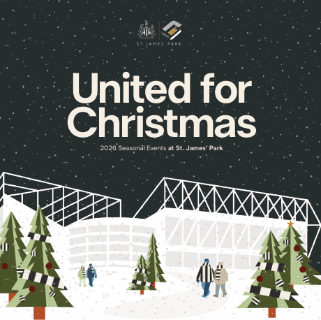Christmas Parties 2026 at St James' Park, Newcastle upon Tyne