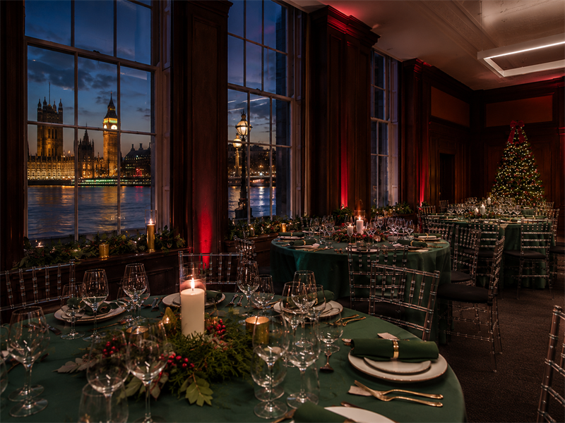 Christmas Parties 2026 at Riverside Rooms, London