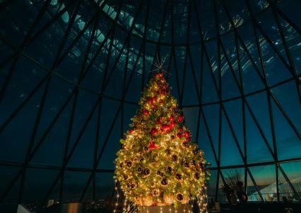 Celebrate Christmas Parties 2021 at Searcys at the top of The Gherkin, London EC3A